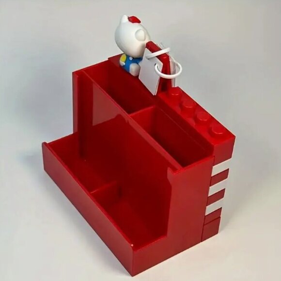 Hello Kitty Calendar Perpetual Calendar with Storage Red or Pink NWT - Picture 5 of 6